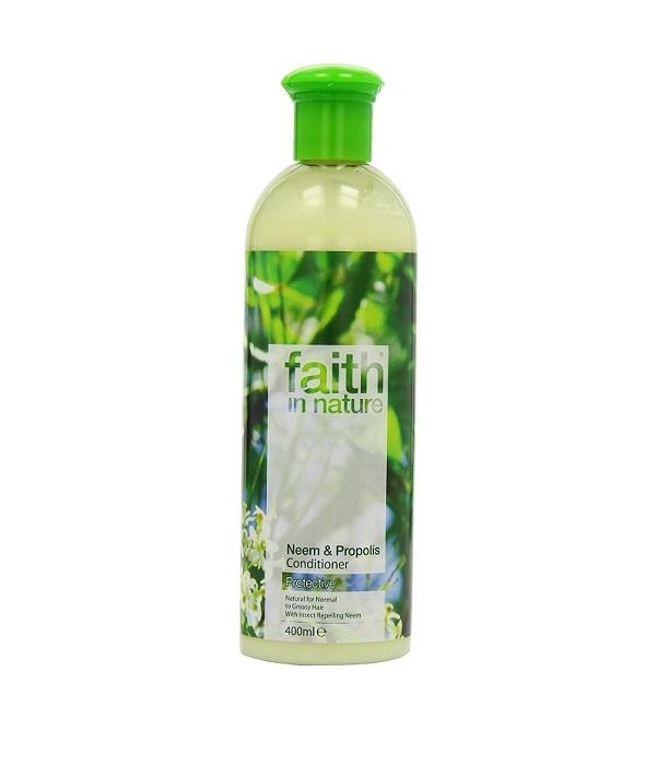Кондиционер для волос натуральный Faith in nature с экстрактами Нима и Прополиса 400 мл