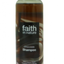 Натуральный шампунь Faith in nature для темных и черных волос с маслом Какао 250мл