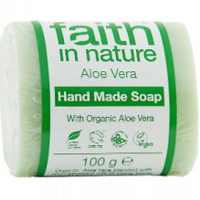 Увлажняющее мыло ручной работы Faith in nature 100г с экстрактом Алоэ Вера